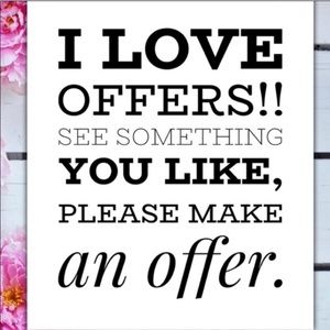 I LOVE OFFERS 😁💗